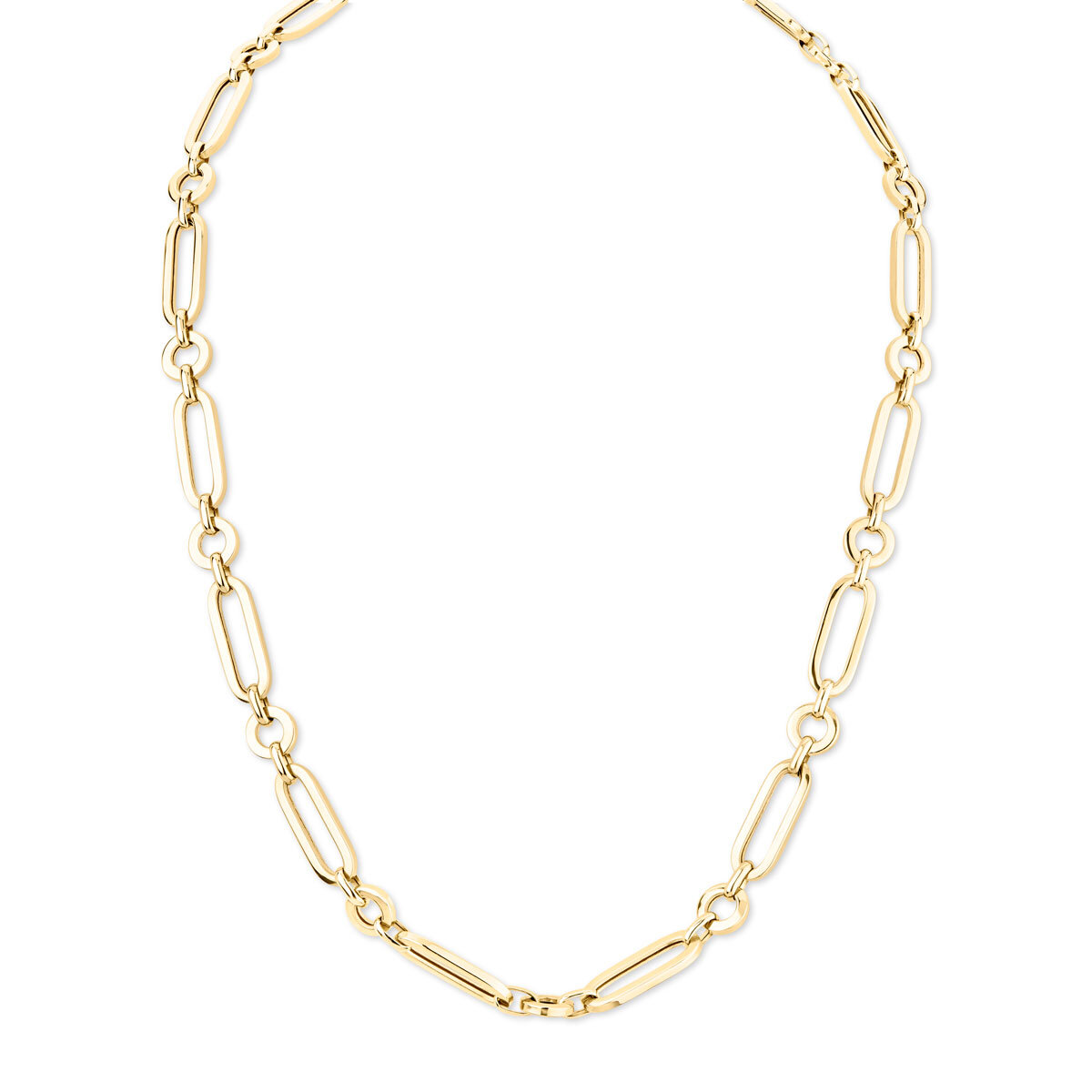Costco UK | 14ct Yellow Gold Paperclip Necklace | Costco UK