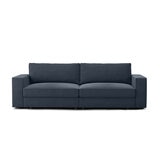 Coddle Infinity Navy Velvet Convertible Sofa Bed