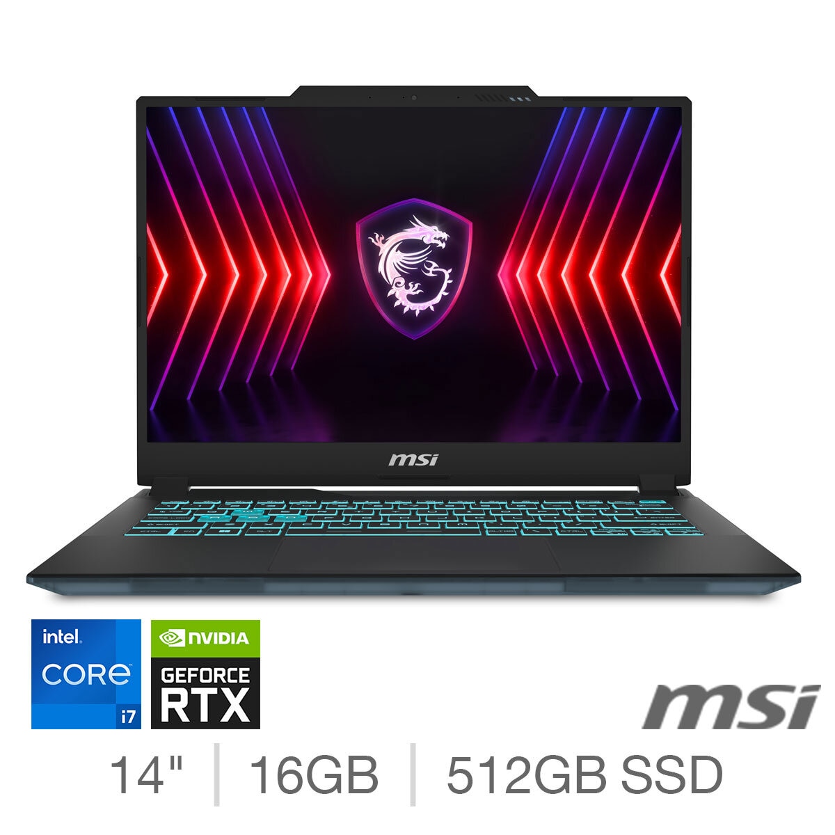 MSI Cyborg, Intel Core i7, 16GB RAM, 512GB SSD, NVIDIA GeForce RTX 4060, 14 Inch Gaming Laptop, 9S7-14P111-011 at costco.co.uk