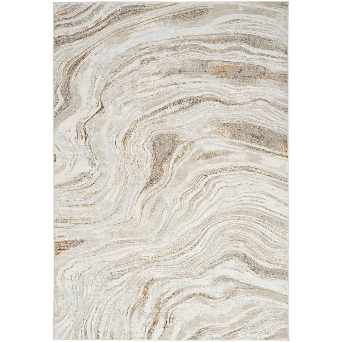 Glitz Gold Marble Area Rug, 120 x 180 cm