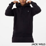 Jack Wills Men's Logo Hoodie in Black, Large