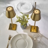 Mikasa Rechargeable Lamps in Gold