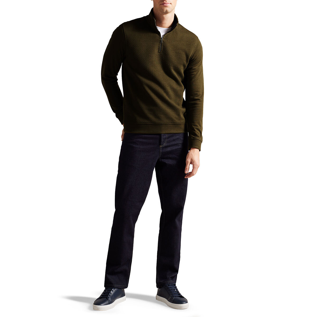 Ted Baker Men's Quarter Zip Sweatshirt