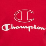 Champion Boy's 2 Pack Short Sleeve T-shirt in Black/Scarlet