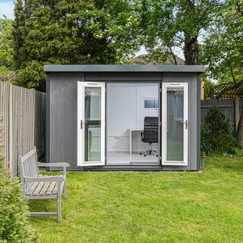 Installed Green Retreats Basebox Garden Room  3m x 3m 