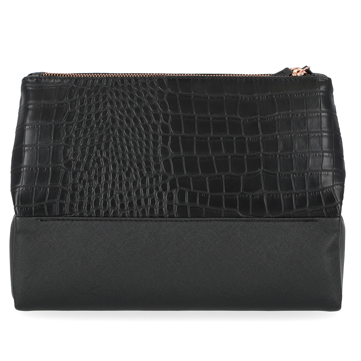 Tahari Toiletry Bag in Black Suede