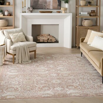 Nourison Antique Fusion Brick Rug, in 3 Sizes Nourison Antique Fusion Brick Rug, in 3 Sizes