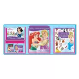 3 Disney Princess Story Books & Activity Case