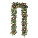 Buy 9ft Decorated Garland Red Item Image at costco.co.uk