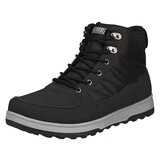 Khombu Mens Sneaker Boot in Black