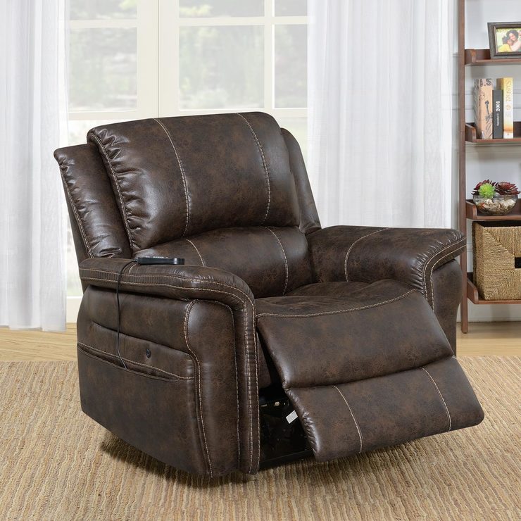 Fabric Power Recliner with Built in Heat and Massage | Costco UK