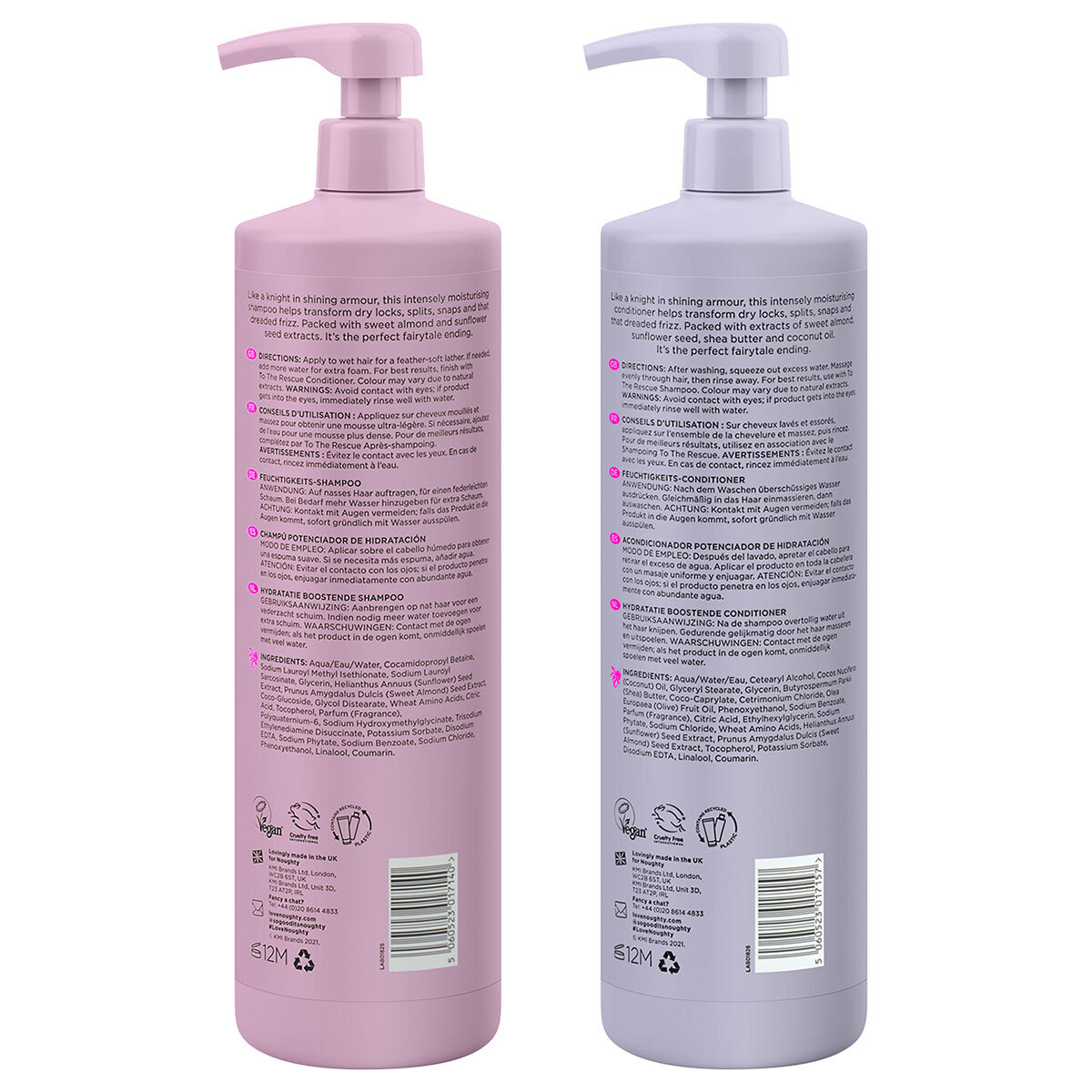 Noughty To The Rescue Shampoo & Conditioner 2 x 1L