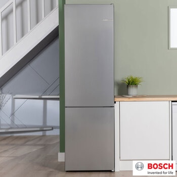 Bosch Series 4 KGN392LAF Fridge Freezer, A Rated in Silver