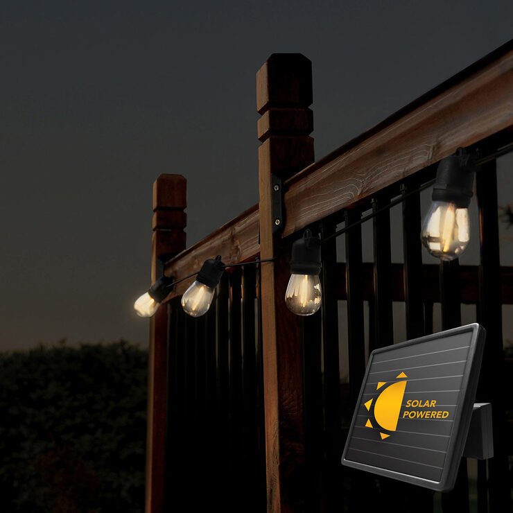 Sunforce Solar String Lights with Remote Control | Costco UK