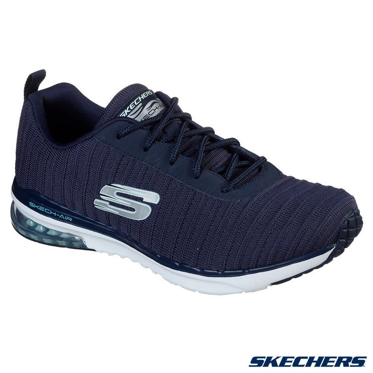 skechers navy blue women's shoes