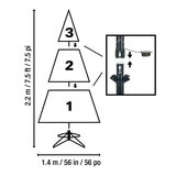 Buy 7.5ft Pre-lit Aspen Micro Dot Tree Dimensions at costco.co.uk