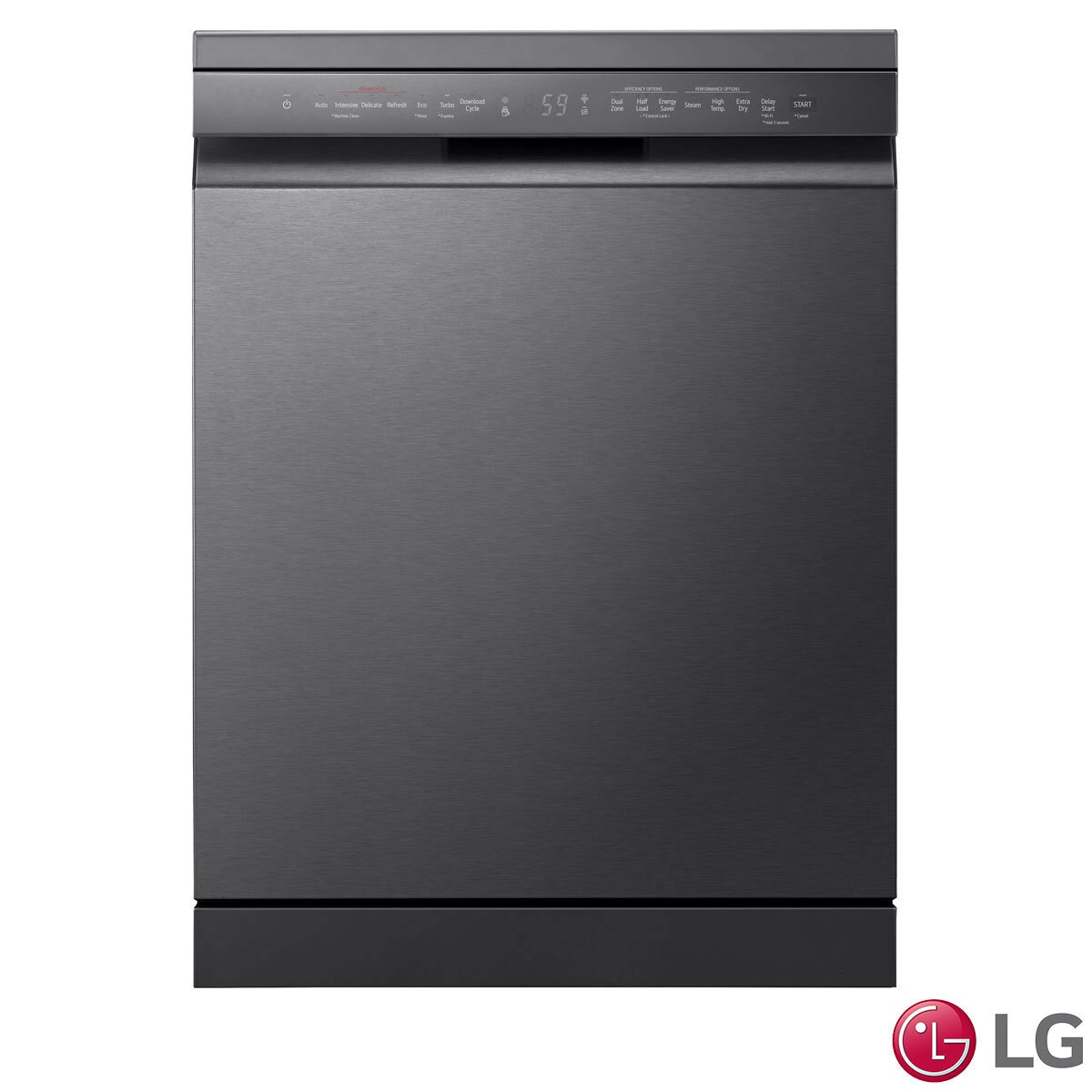 LG DF365FMS, 14 Places Setting Dishwasher, B Rated in Matte Black