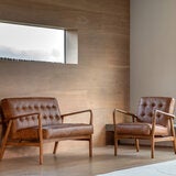 Gallery Humber Vintage Brown Leather Armchair Gallery Humber Vintage Brown Leather Armchair
