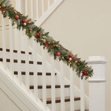 Buy 9ft Decorated Garland Red lifestyle Image at costco.co.uk