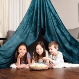 Life Comfort Oversized Family Blanket 304 x 279 cm, in Teal