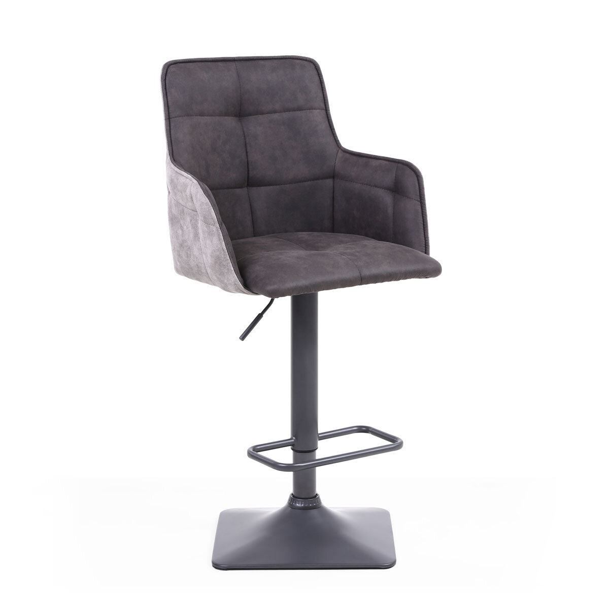 Orion Dark Grey Fabric Bar Stool 2 pack