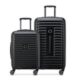 Delsey 2 Piece Hardside Luggage Set in Black