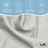 Luff 700 Thread Count 100% Organic Bamboo Duvet Set Grey