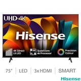 Hisense 75A6NTUK 75 Inch LED Freely Smart  TV 