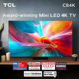 Buy TCL 75C845K 75 Inch QLED Mini LED 4K Ultra HD 144Hz Smart TV at Costco.co.uk