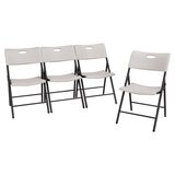 Lifetime Light Commercial Folding Chair with Carry Handle