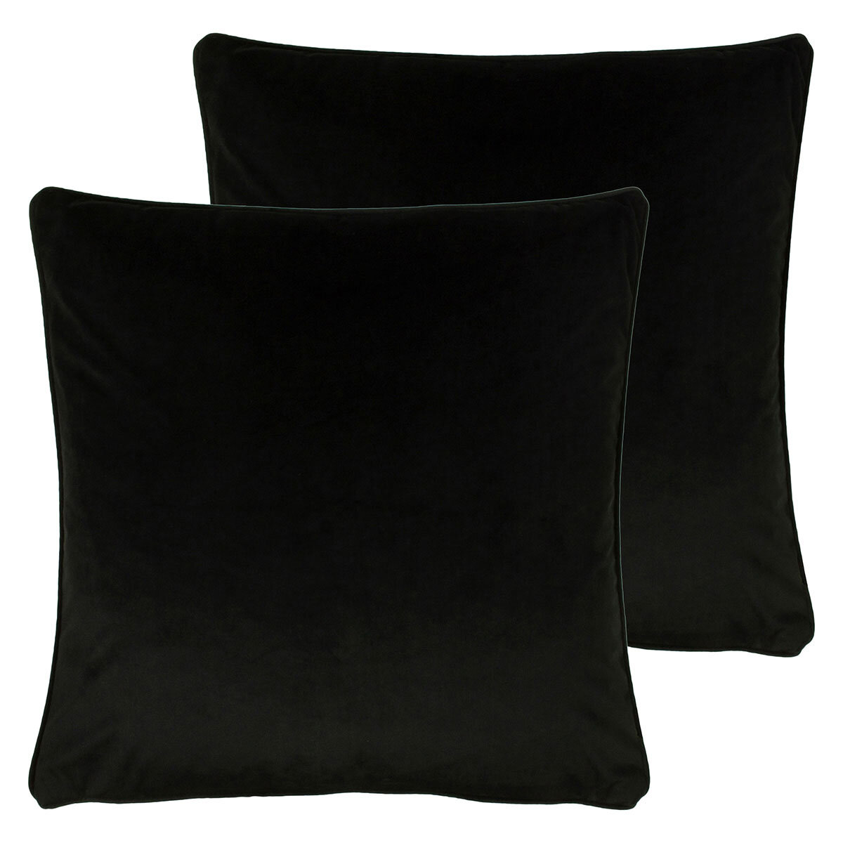 Opulence Jet Large Velvet Cushion, 2 Pack Costco UK