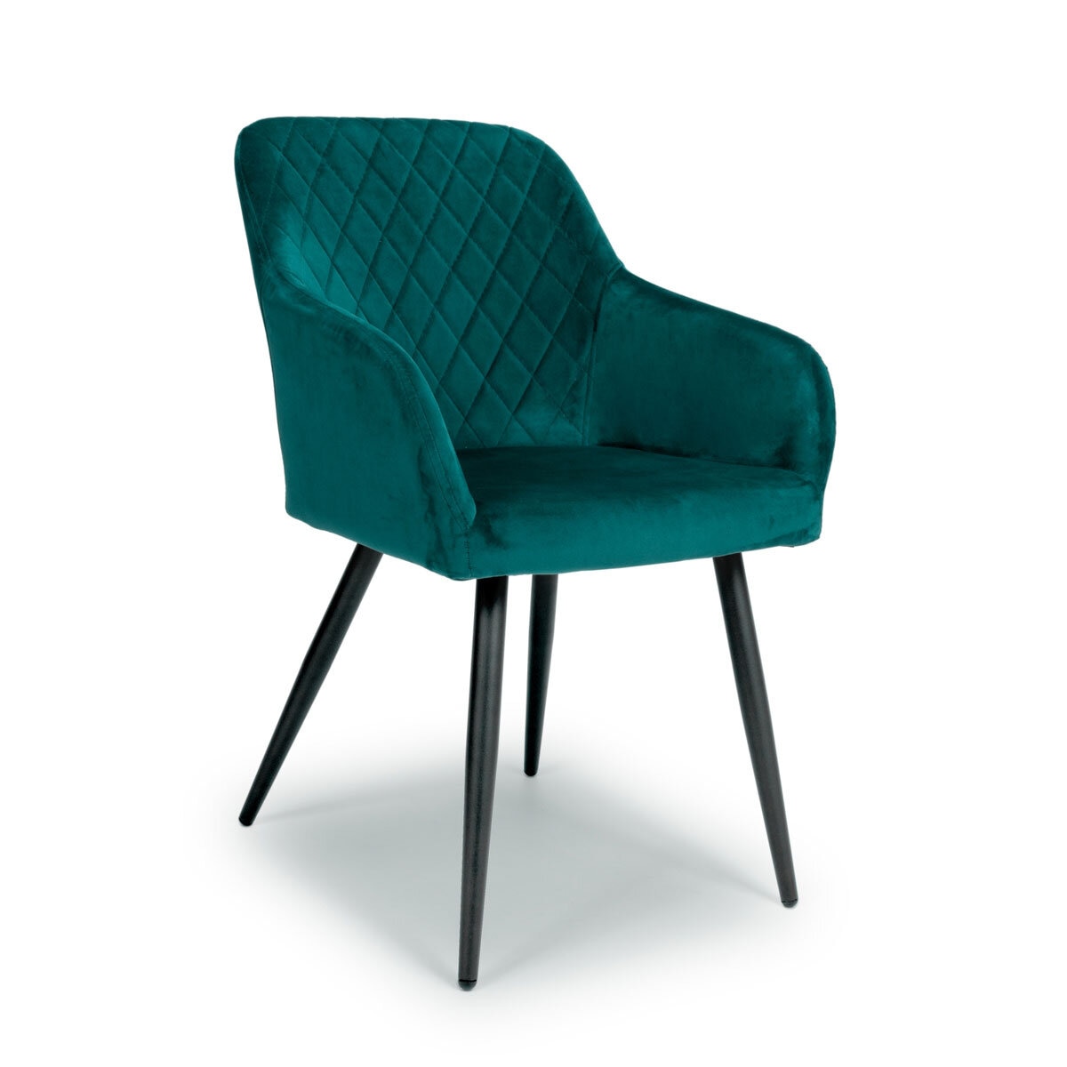 Marina Green Velvet Dining Chair 2 pack