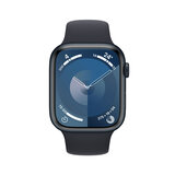 Apple Watch Series 9 GPS, 45mm Midnight Aluminium Case with Midnight Sport Band S/M, MR993QA/A