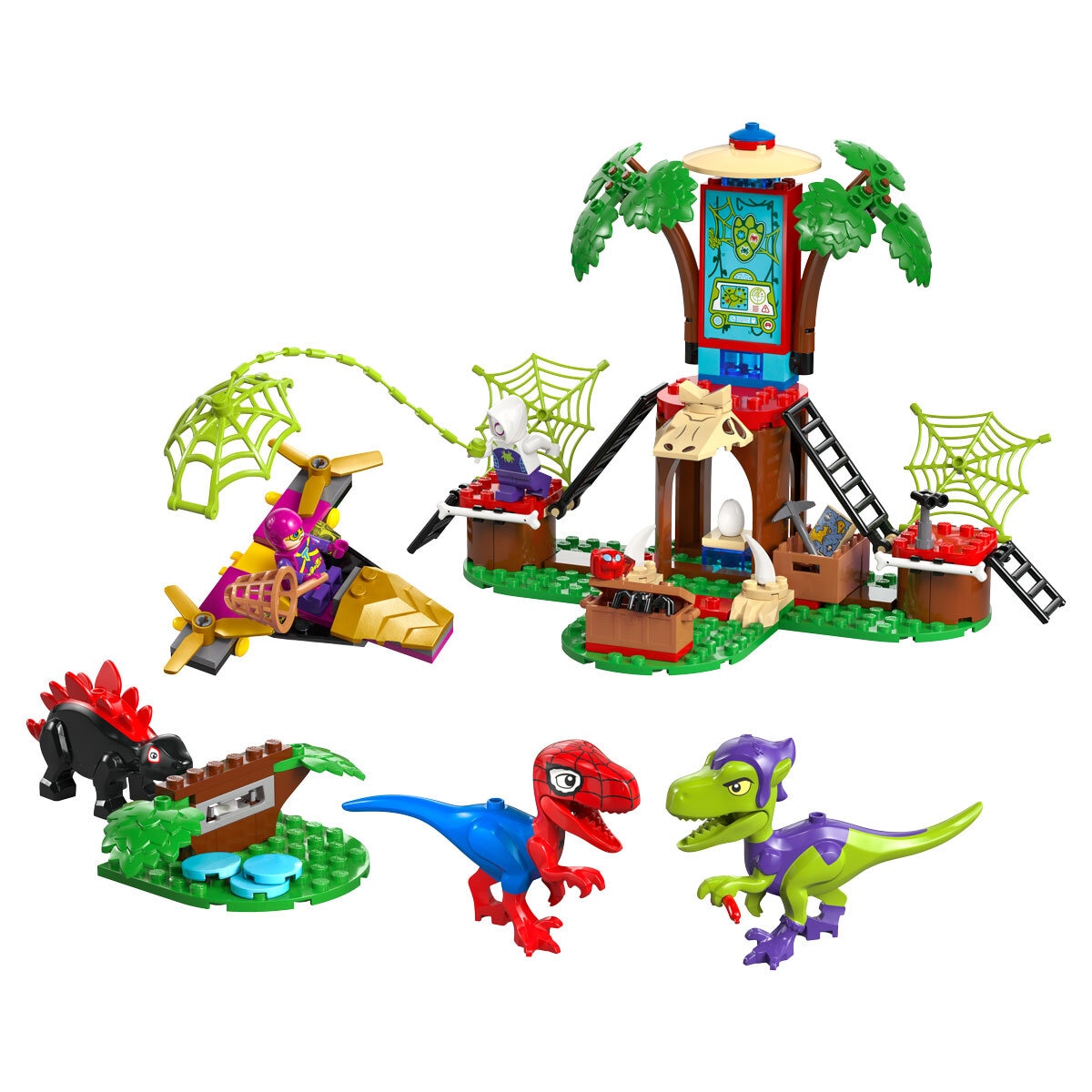 LEGO Spidey Spidey and Gobby's Raptor Battle at Tree House HQ - Model 11200 (4+ Years)