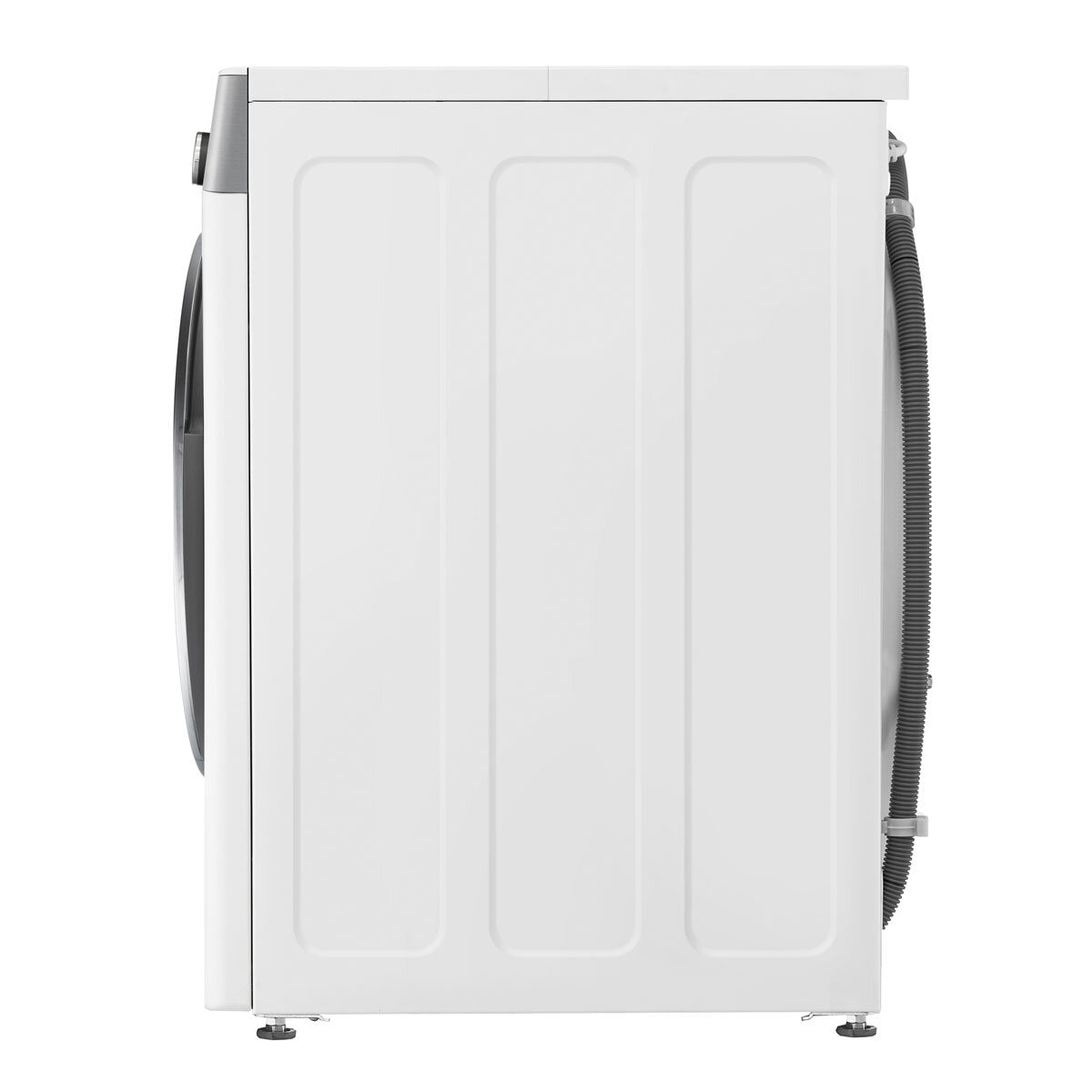 Side view LG FWY937WCTA1 Wifi Enabled 13/7kg Washer dryer, D Rated in White