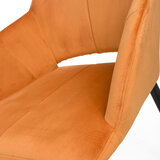 Nero Orange Velvet Dining Chair 2 pack