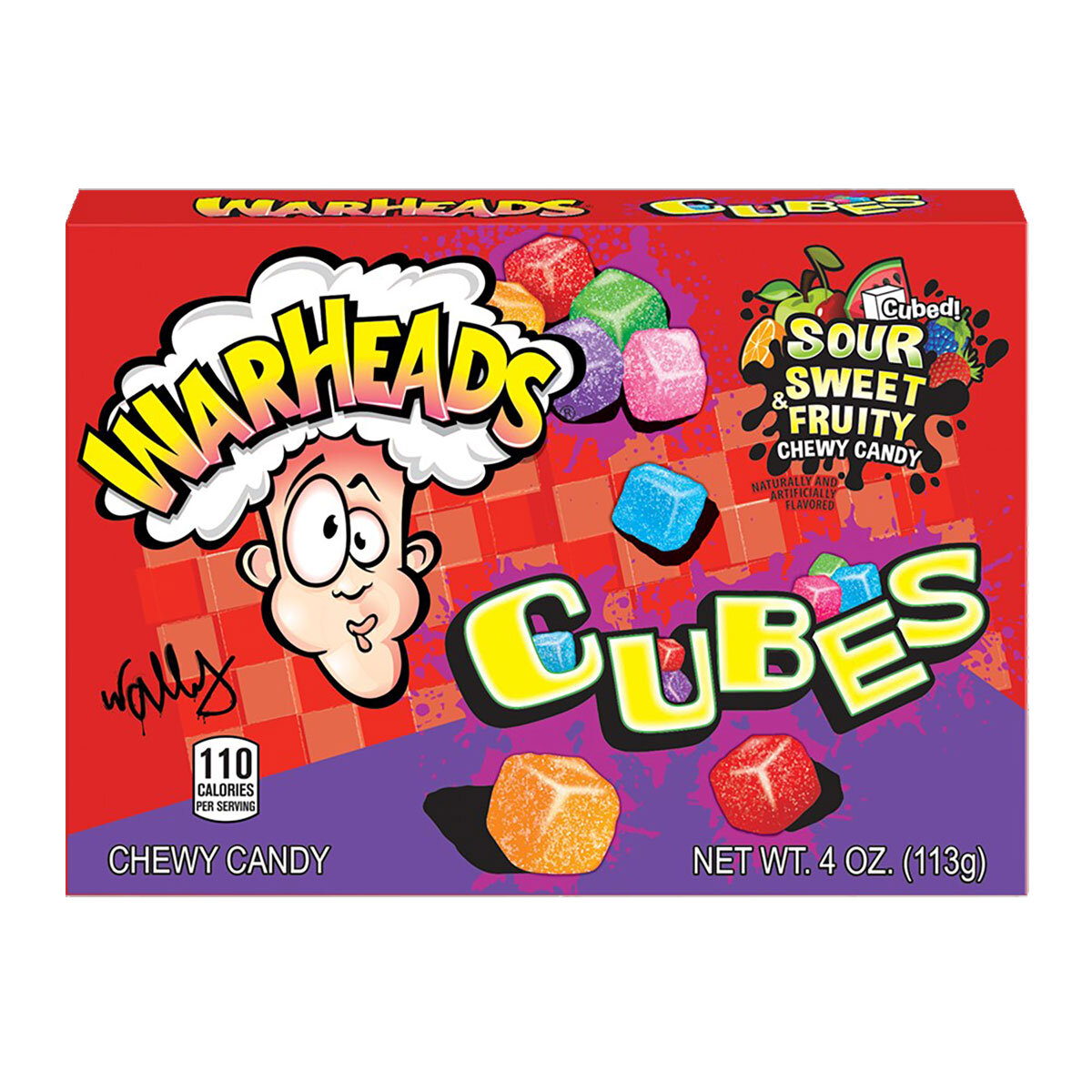 World of Sweets Warheads Cubes, 113g