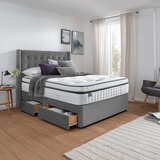 Silentnight Bloomsbuty conti divan in charcoal grey