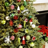 Buy 52 Piece Ornaments in Green Lifestyle Image at Costco.co.uk