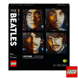 The beetles lego art construction piece