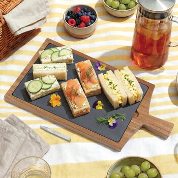 BirdRock Home Slate & Acacia Serving Board BirdRock Home Slate & Acacia Serving Board
