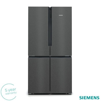 Siemens KF96NAXEAG, Multi Door Fridge Freezer, E Rated in Black Stainless Steel