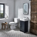 Lifestyle image of unit in bathroom setting