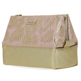 Tahari Cosmetic Bag with 3 Sections in Gold