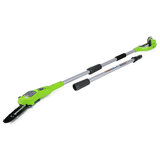 Greenworks 24V 20cm Cordless Pole Saw + 1 x 24V (2Ah) Battery and Charger Bundle