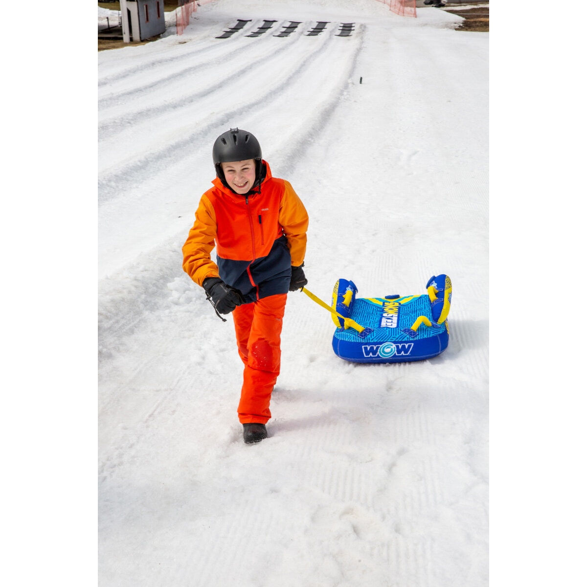 WOW Snowsteer Inflatable Sled