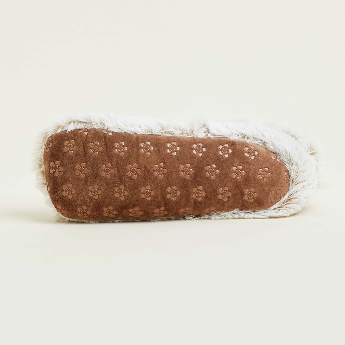 Warmies Fully Heatable Wellness Slipper Boot in Beige