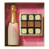 Choc on Choc Prosecco Bottle and Mum Chocolate Gift, 360g