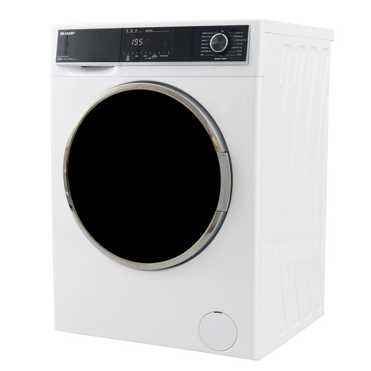 Sharp ESHFH0148W3, 10kg, 1400rpm Washing Machine, A+++20 Rating in