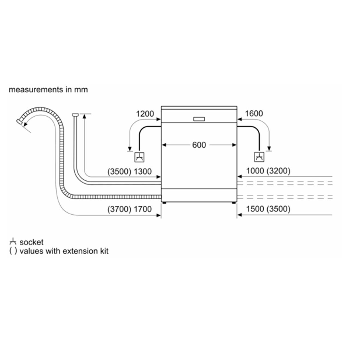 Buy Bosch Series 4 SMS4EMI06G 14 Place Setting Dishwasher, C Rated in Inox at Costco.co.uk